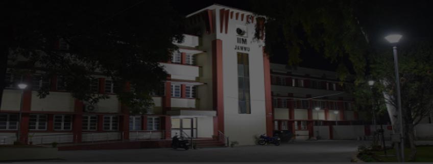 Indian Institute of Management Jammu (IIMJ) Admission 2024