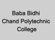 Baba Bidhi Chand Polytechnic College Polytechnic Admission 2019