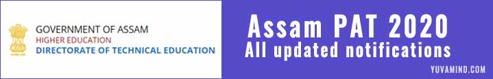 Assam PAT polytechnic Entrance Exam 2025 - All updated notification