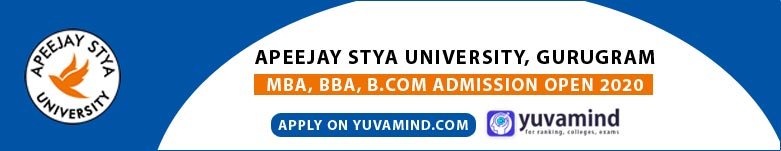 Apeejay Stya University, Gurugram MBA, BBA B.Com Direct Admission Open